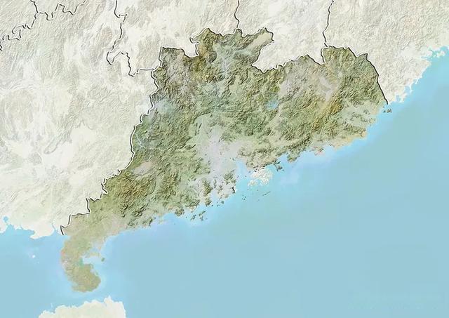 广东省地理图