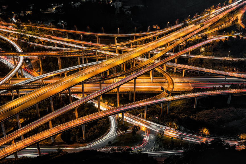 重庆最复杂23层立交桥图片