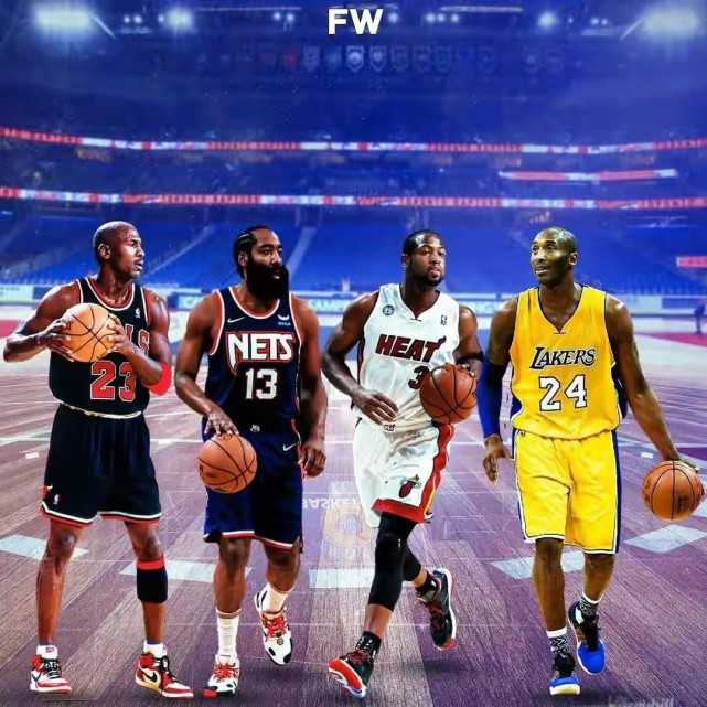 美媒选出nba史上最好的四大分卫:乔科韦哈!