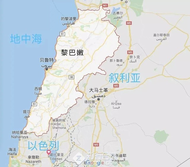 黎巴嫩位于欧,亚,非三大洲交通要道上,地理位置和军事价值十分重要.