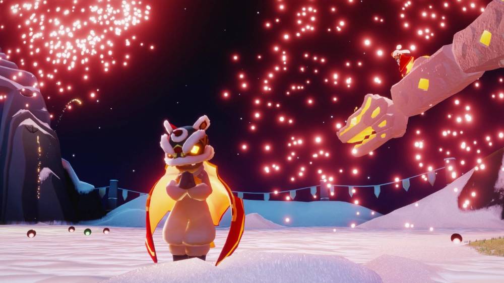 在光遇中,虽然新年还未正式来临,但总是先人一步的