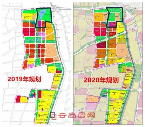 雙塔片區規劃再次調整,東北角區域的綠地大面積減小,人工湖沒有了,卻