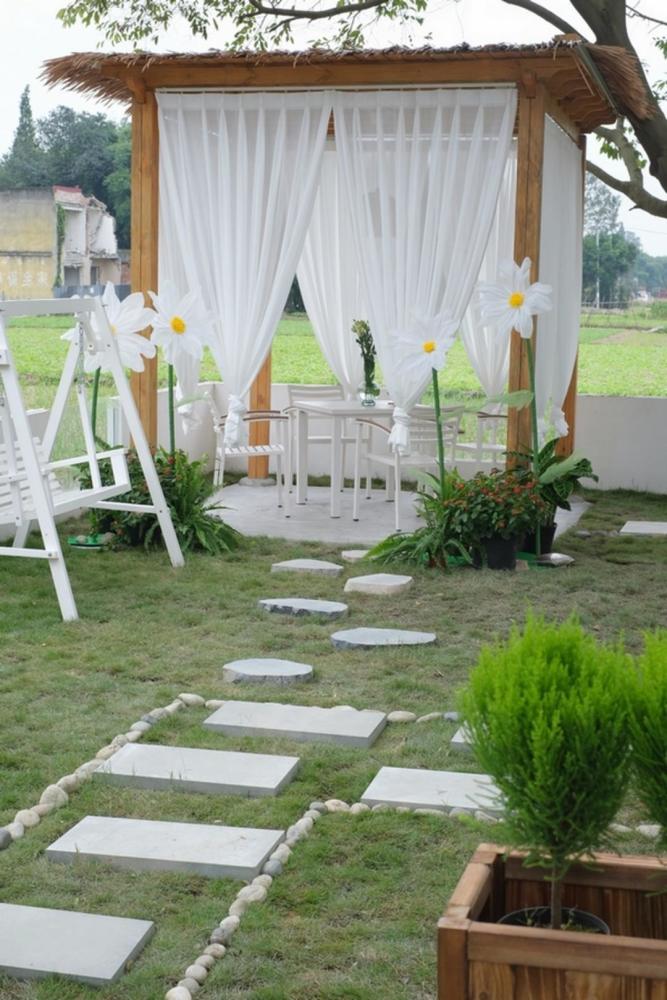 郫都东林艺术村田里变出求婚福地半年前还是农家小院