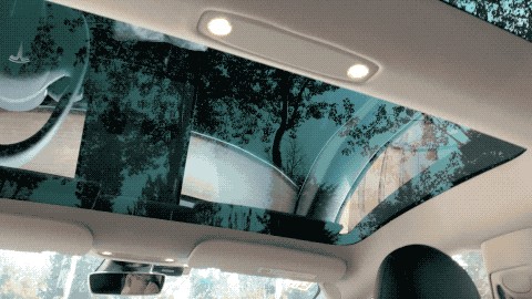 model 3 全景大玻璃车顶 / 深途 摄