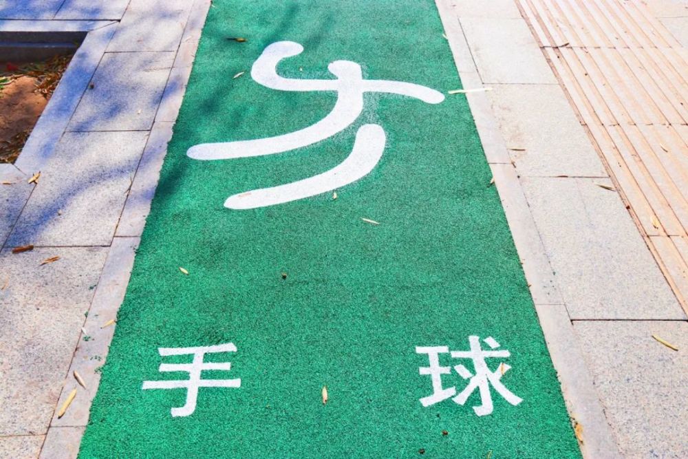 步道彩绘在水岸新城各个慢行步道上实施完成.