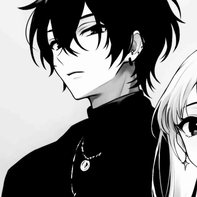 优质黑白动漫情头