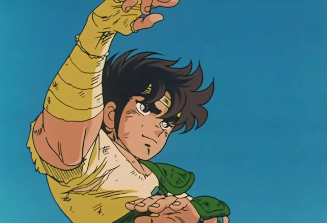 《圣斗士星矢》中主角星矢等人在银河争霸战中悉数登场,随着一辉最后