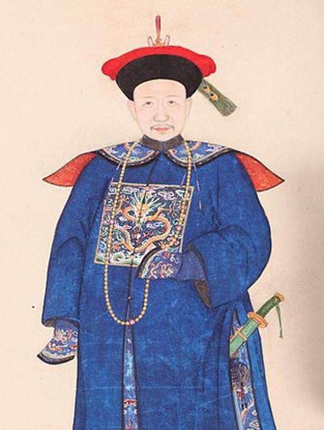和珅画像乾隆三十八年(1773年),23岁的和珅就任管库大臣,管理布库.