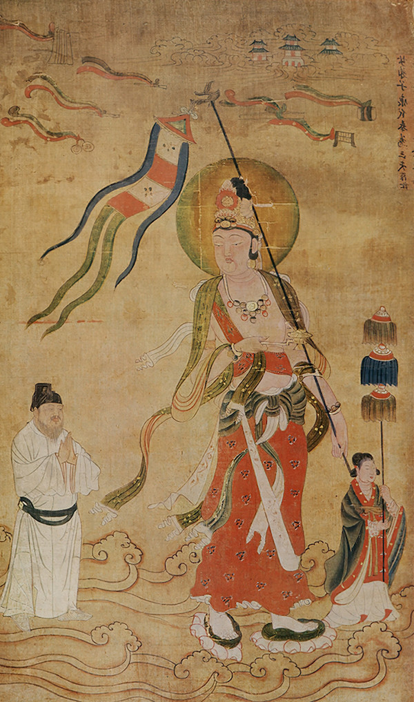 安岳石窟新发现宋初引路菩萨像堪比敦煌幡画