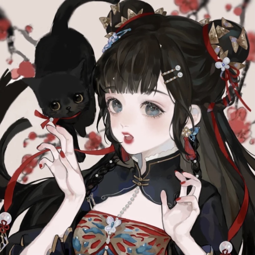 ins国风美女头像壁纸
