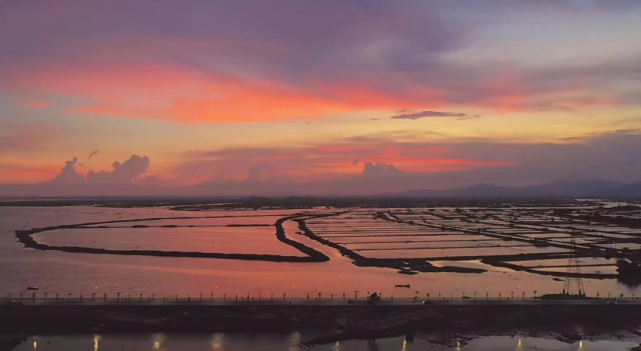 潮州饒平美景一片美如畫卷的海澄饒聯圍