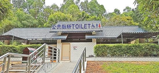 大岭山森林公园升级改造后的公厕自然教育成森林惠民新"网红"记者了解