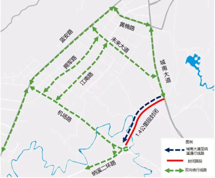 快看泸州二环路纳溪段至城南大道立交段封闭咋回事城区多条公交线路