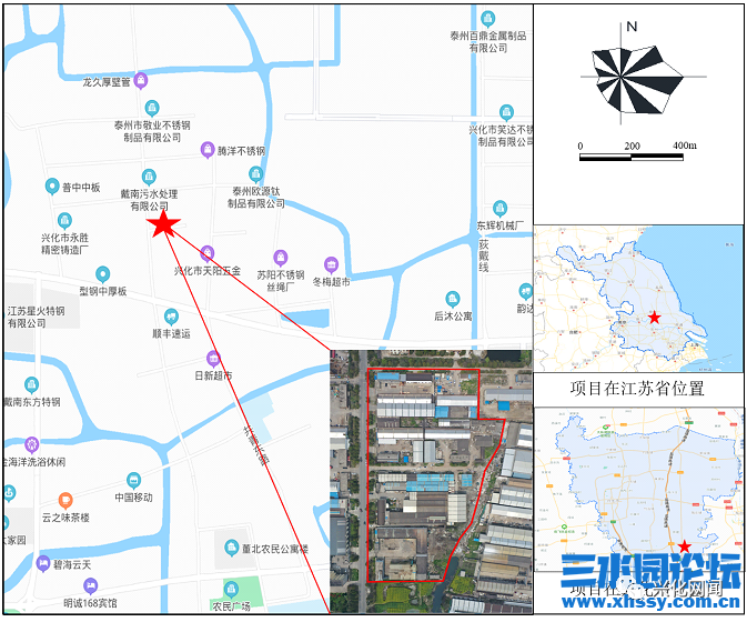 兴化戴南划定镇北酸洗中心污染地块管控区域!