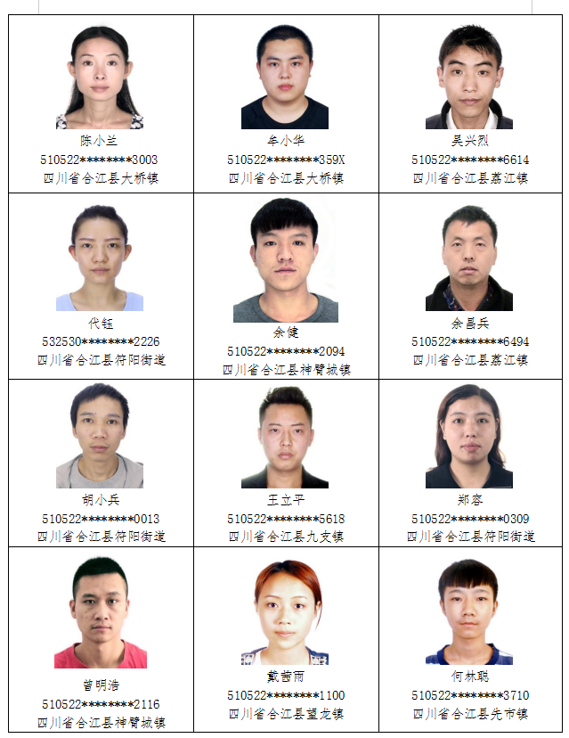 合江县关于对滞留缅北涉诈重点人员采取惩戒措施的通告