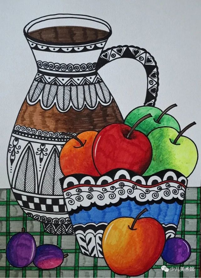 素材分享超经典儿童线描范画每张都是学习的好素材收藏上课省心啦