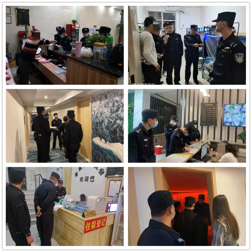 汕头警方清查娱乐场所,出租屋等