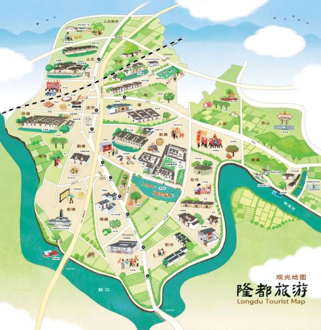 一站式地了解隆都镇的文化底蕴能够让游客们以及留存至今的革命遗址