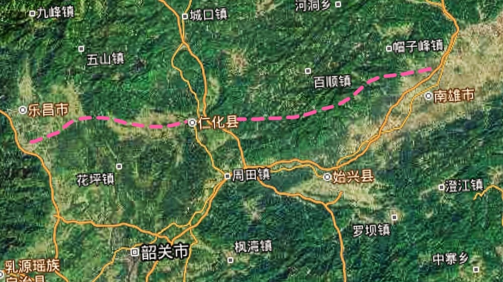 广东省雄信高速公路,粤北南雄市途经仁化县至乐昌市的高速线路_腾讯