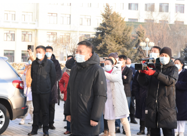 哈医大二院支援黑河紧急医学救援检验队总共有38名队员,由付然副院长