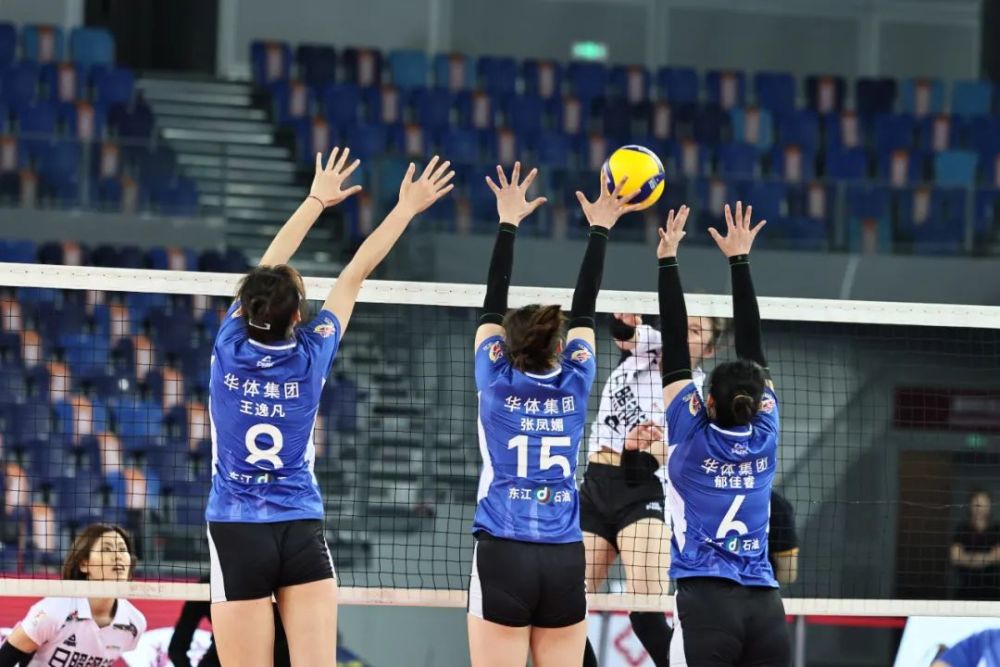 中国女排超级联赛广东队在江门主场喜迎开门红