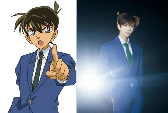 拥有一张漫画脸,cos新一经典,cos白起帅翻天|夏目贵志|工藤新一|coser