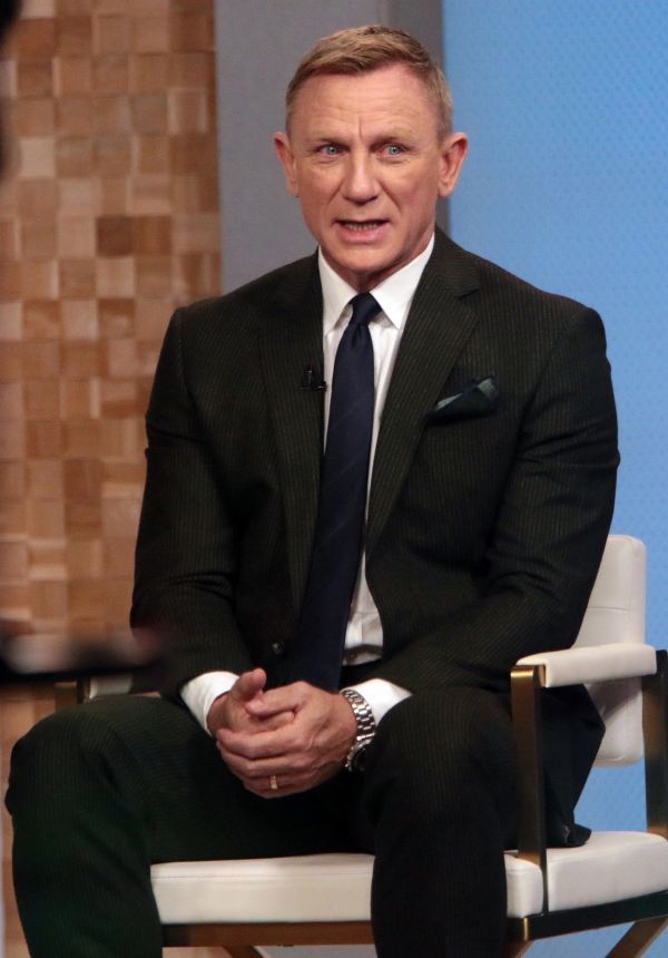当地时间2021年10月5日,纽约,丹尼尔·克雷格(daniel craig)亮相