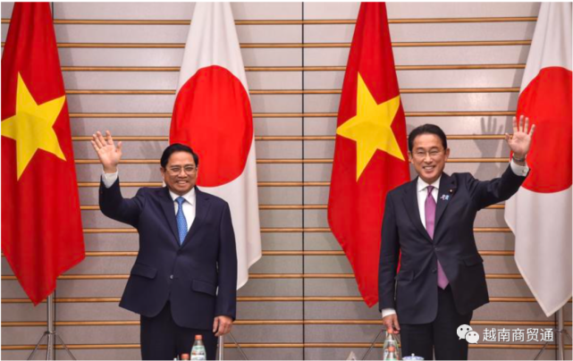 越南总理访问日本越日关系再上新高度