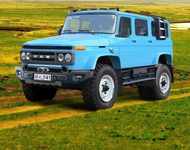 网传解放牌141越野车颜值爆表性能不输牧马人坦克300