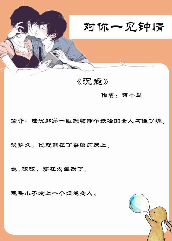 一见钟情的小说只因在人群中多看了你一眼就决定此生就是你了