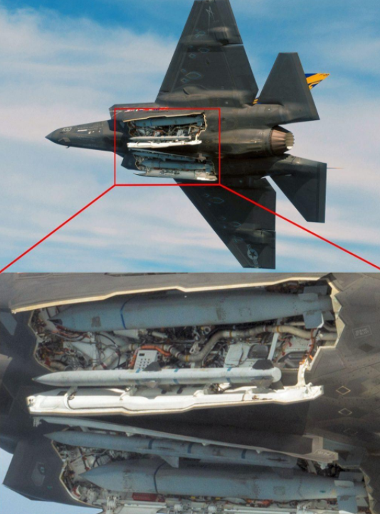 f-35隐形战斗机弹仓图片