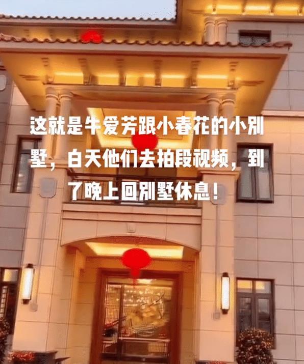 牛爱芳夫妇别墅内部曝光,雕龙画凤气派如宫殿,真把自己当皇帝了