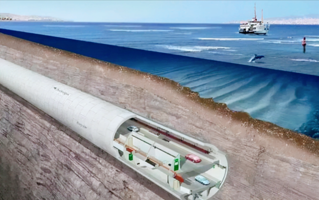 大海满满的都是水,那海底隧道是如何修建的?佩服工程师的智慧!|海底隧