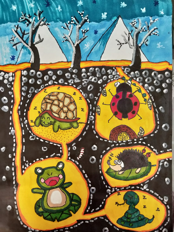 今日好绘画(132)丨《冬眠》