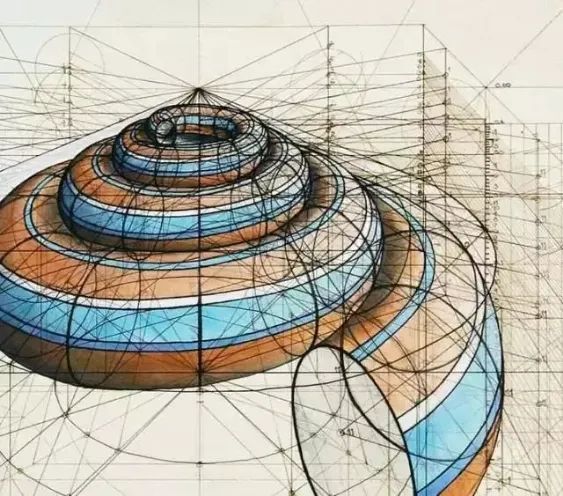 艺术与数学之美40年时间他用圆规画了1000张画