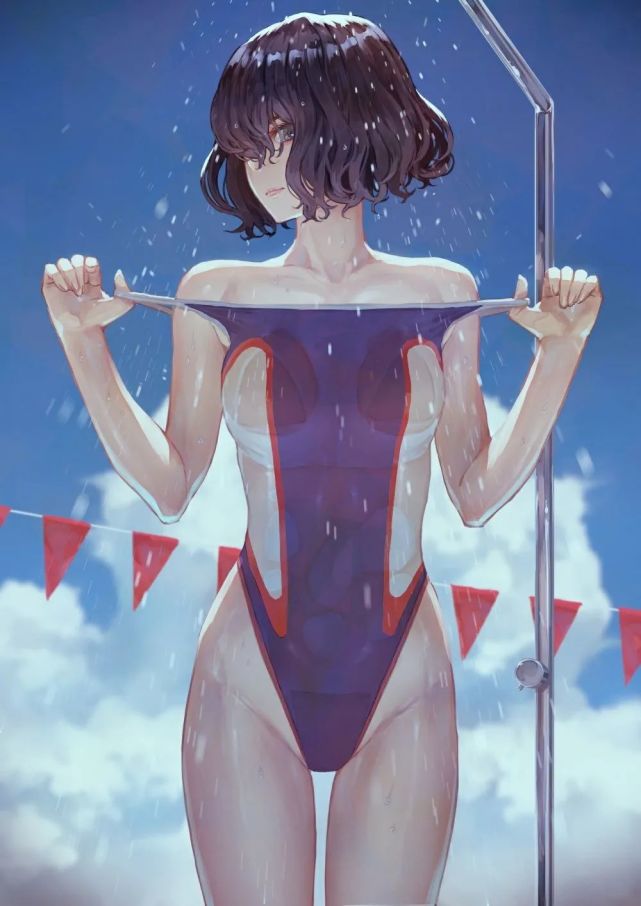 插画师|泳衣的诱惑(#^.^#)日本插画师カオミン
