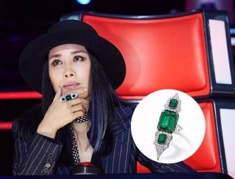2007年,那英在演唱会上戴了一枚260w的戒指,与观众握手互动时被掳走了