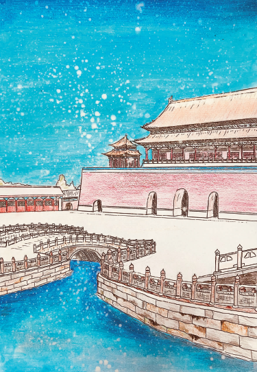 寻找故宫之美,小画师眼中的大美故宫震撼来袭!