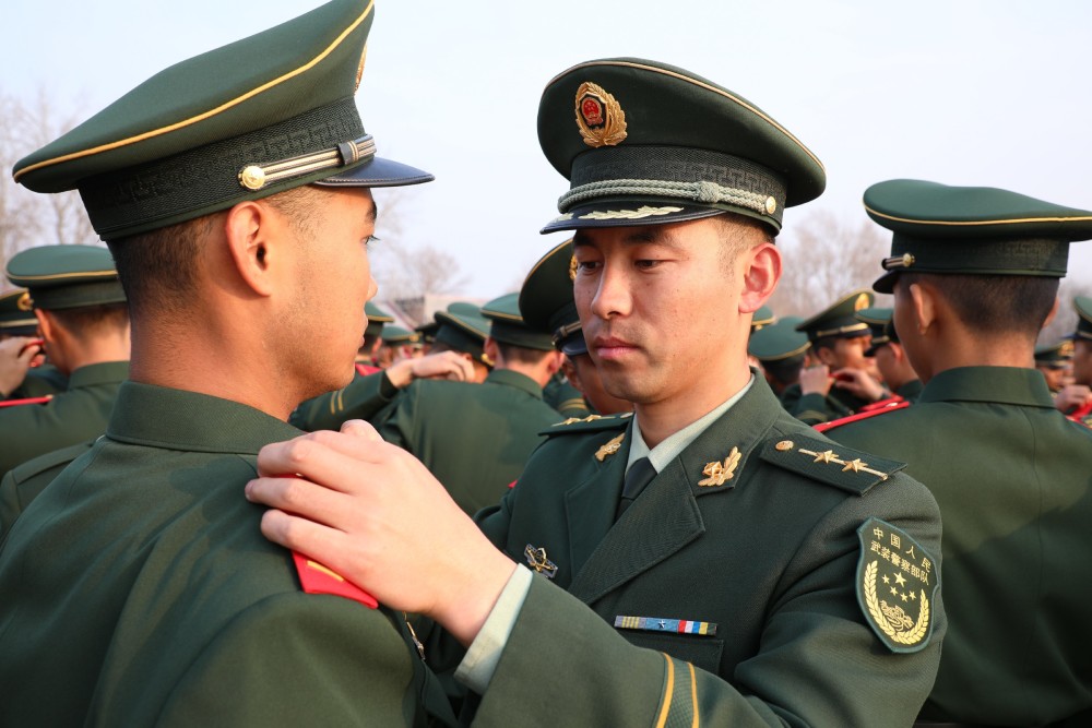 新兵授衔列兵同志欢迎入列