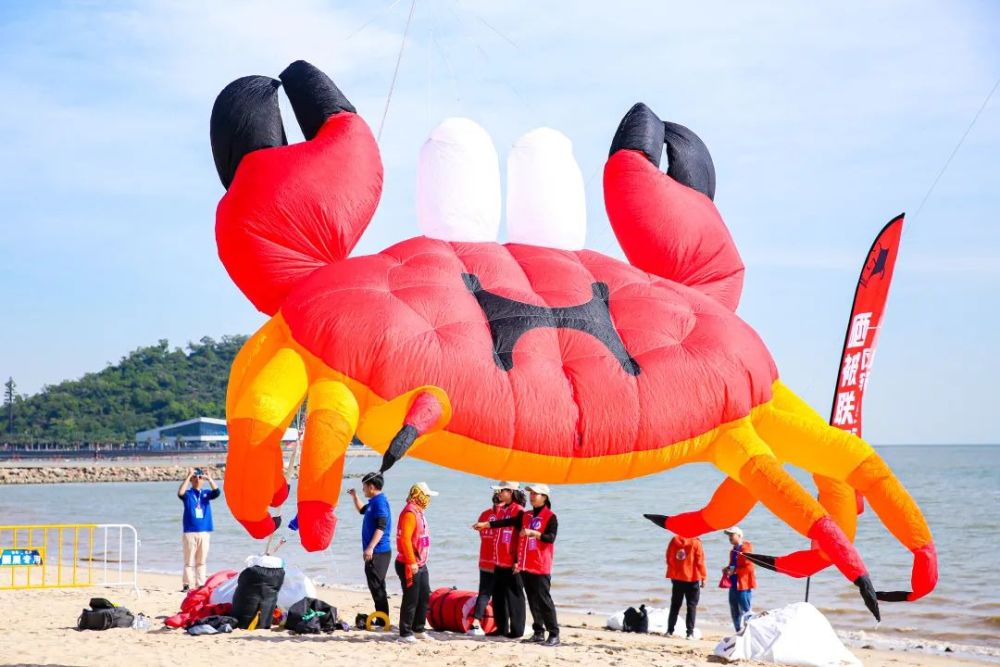 上天啦七个葫芦娃螃蟹鳐鱼各类风筝争奇斗艳全省高手集结珠海