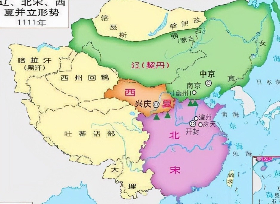 宋朝国土面积图片