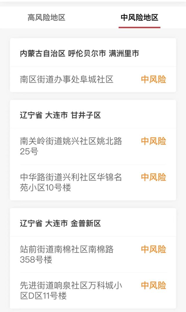 高風險地區彙總11月28日,內蒙古滿洲里市新冠肺炎疫情防控指揮部發布