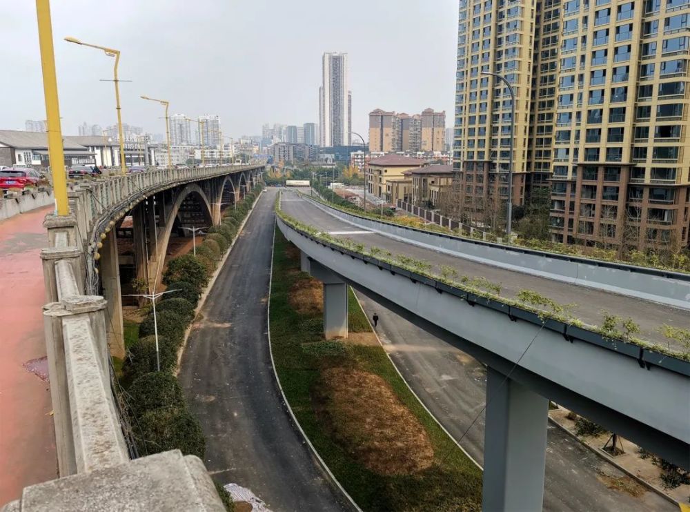 南充新建西河桥陈寿路匝道桥元旦前通车