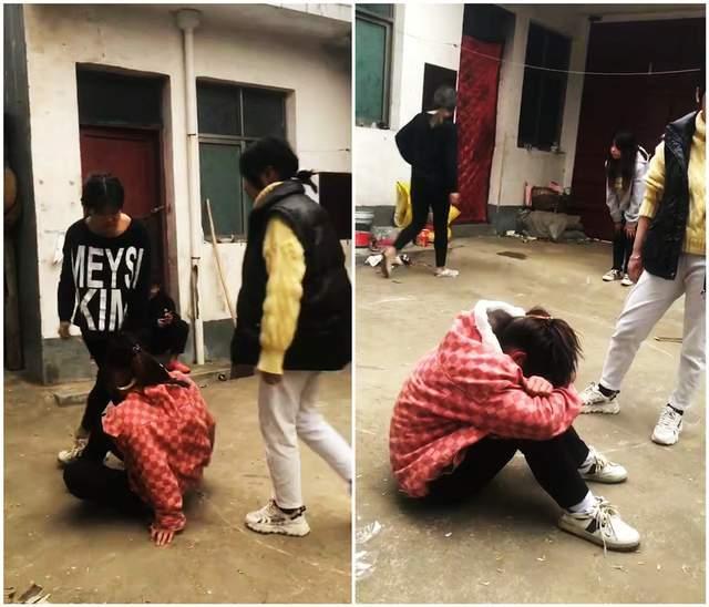 河南鲁山一初中女生遭同学数十次脚踹扇耳光 时间超5分钟