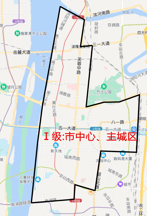 长沙市区城镇基准地价更新!来看看各大热门板块的评级!