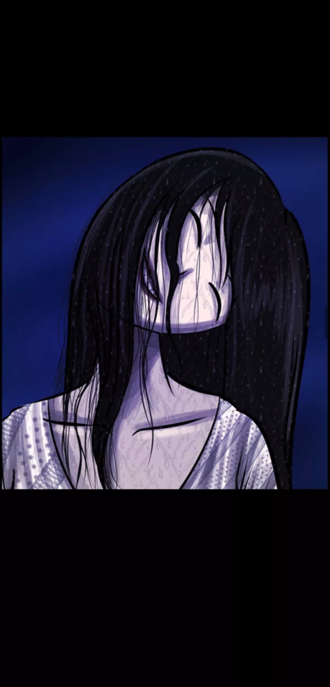 人性恐怖漫画《水中女鬼》,湿身的女鬼引诱我上钩!