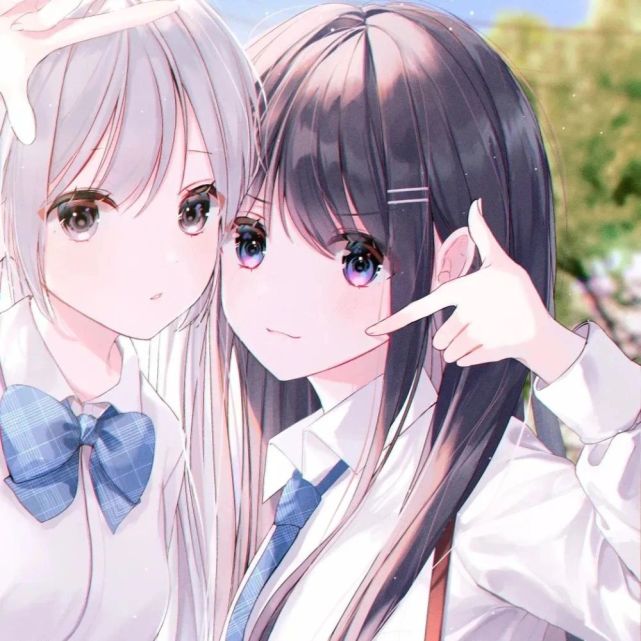 动漫闺蜜头像 你胜过百个泛泛之交