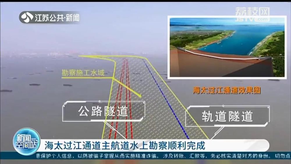 海太过江通道主航道水上勘察顺利完成