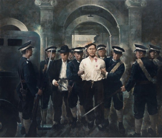 这位烈士24岁英勇就义,今天为他创作的油画入藏龙华纪念馆