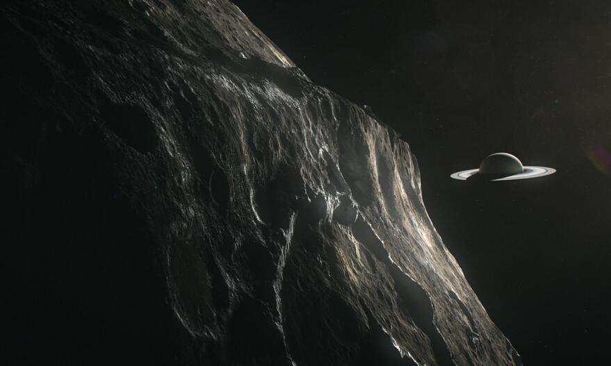 土卫八表面焊接痕长达1300公里难道是废弃的宇宙飞船